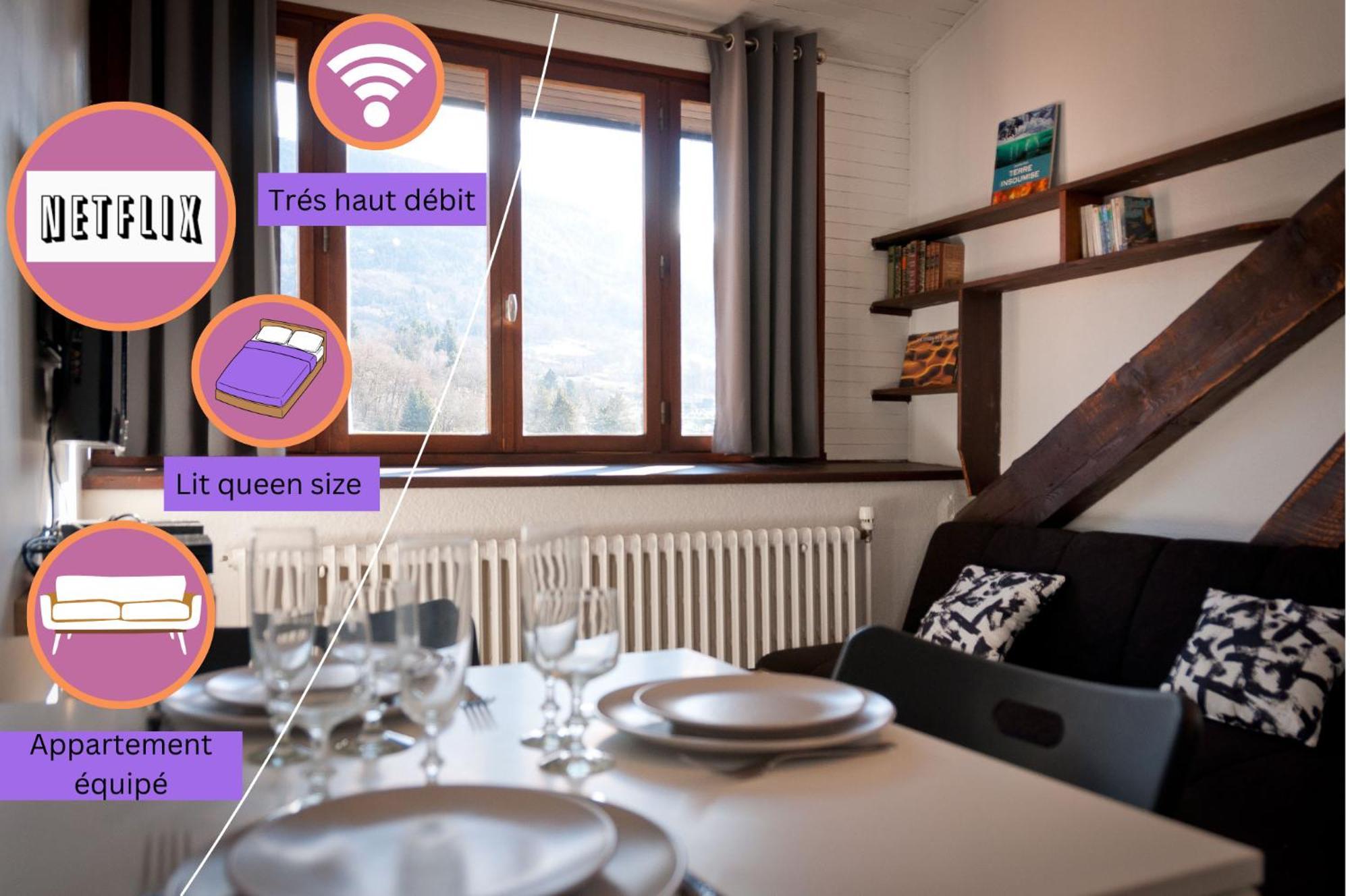Le T2 Douillet D'Uriage - Residence Le Louvre - Cure Thermale Uriage- Proche Chamrousse - Jusqu'A 3 Personnes - Region Agreable En Toute Saison Vaulnaveys-le-Haut Zewnętrze zdjęcie