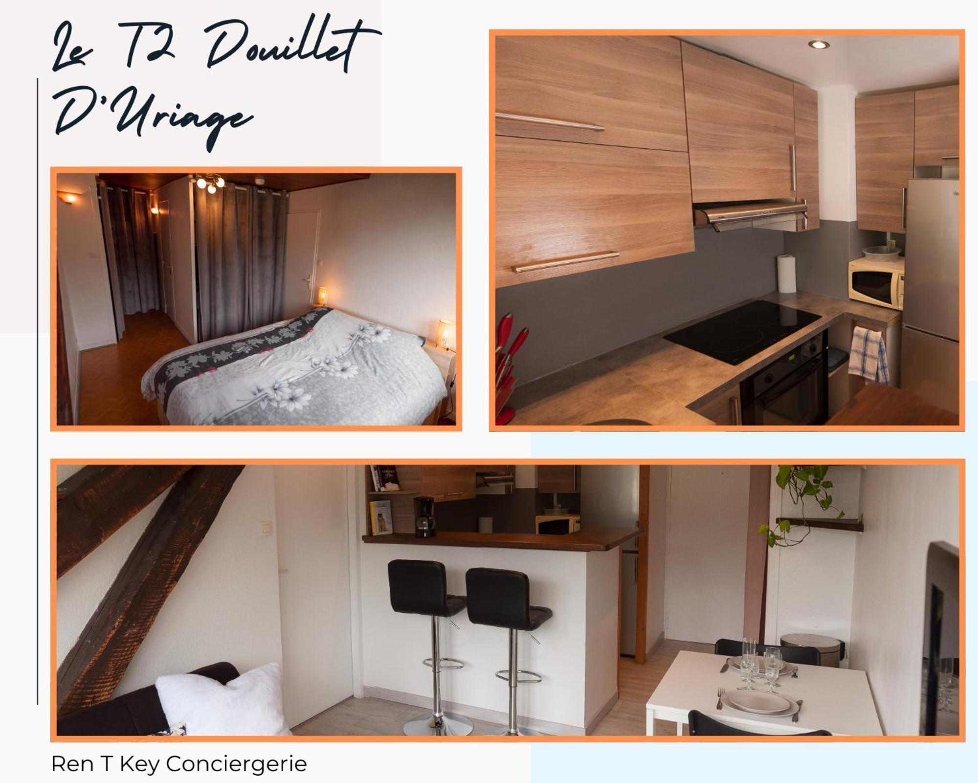 Le T2 Douillet D'Uriage - Residence Le Louvre - Cure Thermale Uriage- Proche Chamrousse - Jusqu'A 3 Personnes - Region Agreable En Toute Saison Vaulnaveys-le-Haut Zewnętrze zdjęcie